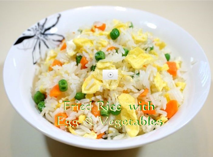 Fried Rice with Egg and vegetables